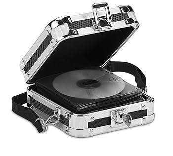 Amazon.com: Vaultz Locking CD Case Holder - 24 Disc Storage